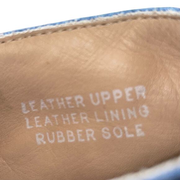 Chukka Boots Blue Suede Italian Leather Gumshoe Sole - Picture 7 of 11